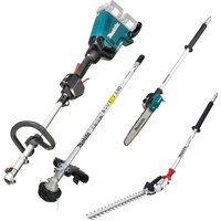 Makita DUX60 Twin 18v LXT Cordless Brushless Split Shaft Garden Multi Tool Set No Batteries No Charger