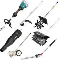 Makita DUX60 Twin 18v LXT Cordless Brushless Split Shaft Garden Multi Tool Set No Batteries No Charger