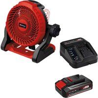 Einhell GE-CF 18/2200 Li 18v Cordless Air Fan 1 x 2.5ah Li-ion Battery Charger