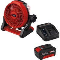 Einhell GE-CF 18/2200 Li 18v Cordless Air Fan 1 x 4ah Li-ion Battery Charger