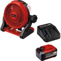 Einhell GE-CF 18/2200 Li 18v Cordless Air Fan 1 x 5.2ah Li-ion Battery Charger