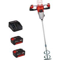 Einhell TP-MX 18-2 Li BL 18v Cordless Brushless Paddle Mixer 2 x 4ah Li-ion Charger No Case