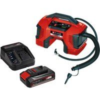 Einhell PRESSITO 18/21 18v Cordless Air Compressor Pump and Inflator 1 x 2.5ah Li-ion Charger