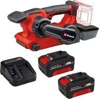 Einhell Professional TP-BS 18/457 BL 18v Cordless Brushless Belt Sander 75mm 2 x 4ah Li-ion Charger No Case