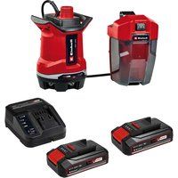 Einhell GE-DP 18/25 Li 18v Cordless Dirty Water Pump 7500 l/h 2 x 2.5ah Li-ion Charger