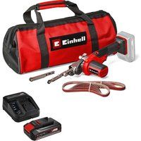 Einhell TE-BF 18 Li 18v Cordless Belt File Sander 9mm / 13mm 1 x 2.5ah Li-ion Charger Bag
