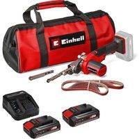 Einhell TE-BF 18 Li 18v Cordless Belt File Sander 9mm / 13mm 2 x 2.5ah Li-ion Charger Bag