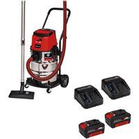 Einhell TP-VC 36/30 S Auto 36v Cordless Wet and Dry Vacuum Cleaner 30L 2 x 4ah Li-ion Charger