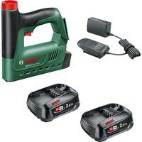 Bosch UNIVERSAL TACKER 18V-14 P4A 18v Cordless Nail Tacker and Stapler 2 x 2ah Li-ion Charger No Case