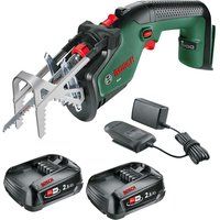 Bosch KEO 18 LI P4A 18v Cordless Reciprocating Pruning Saw 2 x 2.5ah Li-ion Charger