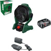 Bosch UNIVERSALFAN 18V-1000 P4A 18v Cordless Portable Fan 1 x 2ah Li-ion Battery Charger No Case