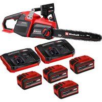 Einhell Professional GP-LC 36/40 Li BL 36v Cordless Brushless Chainsaw 400mm 4 x 6ah Li-ion Twin or Dual Battery Charger