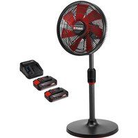 Einhell GE-CF 18/320 P Li 18v Cordless Brushless Pedestal Air Fan 2 x 2.5ah Li-ion Battery Charger