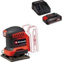 Einhell TE-OS 18/113 Li 18v Cordless 1/4 Sheet Orbital Palm Sander 1 x 2.5ah Li-ion Charger No Case