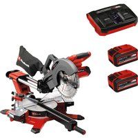 Einhell TE-SM 36/10 L Li 36v Cordless Sliding Compound Mitre Saw 254mm 2 x 6ah Li-ion Twin or Dual Battery Charger No Case