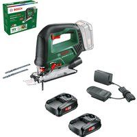 Bosch ADVANCEDSAW 18V-140 P4A 18v Cordless Jigsaw 2 x 1.5ah Li-ion Charger No Case