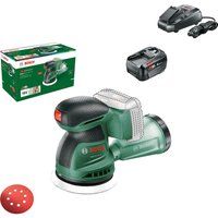 Bosch EASYORBIT 18V-10 P4A 18v Cordless Disc Sander 125mm 1 x 6ah Li-ion Battery Charger No Case