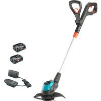Gardena EASYCUT 23 P4A 18v Cordless Grass Trimmer 230mm 2 x 2ah Li-ion Battery Charger