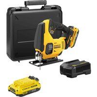 Stanley Fatmax V20 SFMCS600 18v Cordless Jigsaw 2 x 2ah Li-ion Battery Charger Case