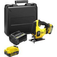 Stanley Fatmax V20 SFMCS600 18v Cordless Jigsaw 2 x 4ah Li-ion Battery Charger Case