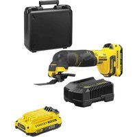 Stanley Fatmax V20 SFMCE500 18v Cordless OIS Oscillating Multi Tool 2 x 2ah Li-ion Battery Charger Case