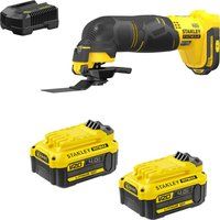Stanley Fatmax V20 SFMCE500 18v Cordless OIS Oscillating Multi Tool 2 x 4ah Li-ion Battery Charger No Case