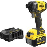 Stanley Fatmax V20 SFMCF810 18v Cordless Brushless Impact Driver 1 x 4ah Li-ion Battery Charger No Case