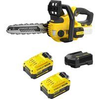 Stanley Fatmax V20 SFMCCS630 18v Cordless Chainsaw 300mm 2 x 4ah Li-ion Battery Charger