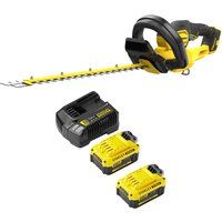 Stanley Fatmax V20 SFMCHT855 18v Cordless Hedge Trimmer 550mm 2 x 4ah Li-ion Battery Charger