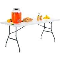Neo Folding Table Portable Fold Up Tables Camping Garden Party BBQ Dinner Buffet Picnic (6 Foot)
