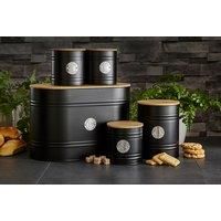 5Pc Kitchen Storage Container Set - 9 Designs! - Black