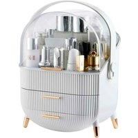 Three Layer Cosmetic Makeup Storage Organiser Skincare Display Box Case With Portable Handle