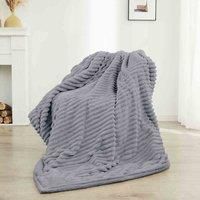 Neo Electric Blanket Heated Waffle Shaped Fleece Throw Machine Washable Remote