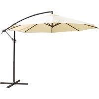 3M Led Solar Waterproof Parasol & Base - Multiple Options!