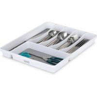 Plastic Kitchen Cutlery Tray Organiser Rack Holder Drawer Insert Tidy Storage