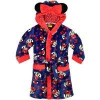 Disney Girls Minnie Mouse Dressing Gown Blue Age 6 to 7 Years