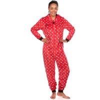 Disney Womens Minnie Mouse Onesie Red Size Medium