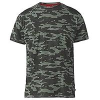 D555 Mens Gaston Big Tall Camo T-Shirt - Jungle - 6XL