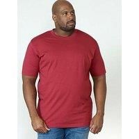 D555 Mens Adults T Shirt Tee Short Sleeve Crew Neck Shirt Red 8XL