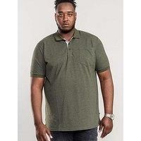 D555 Big & Tall Khaki Core Polo Shirt - Men/'s
