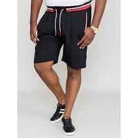 D555 Dagenham 1 Elasticated Waist Shorts - Black