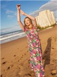 ANORAK Cut Fruit EcoVero Short Sleeve Midi Dress 6