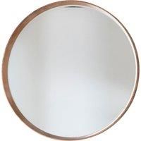 Barnard Medium Round Wall Mirror  Light Wood