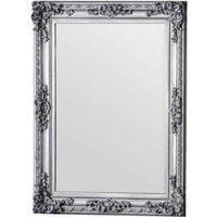 Cary Large Rectangle Wall Mirror  Silver