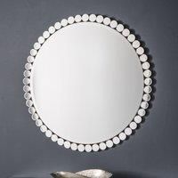 Dukinfield Medium Round Wall Mirror - Silver