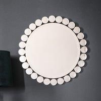 Dukinfield Small Round Wall Mirror - Silver