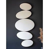 Wall Mirror with Pebble Stack Design - Caspian House