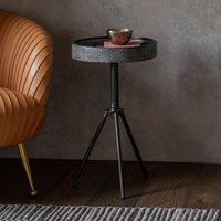 Wilson Metal Side Table  Black
