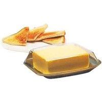 Butter Dish With Plastic Lid Tray Holder