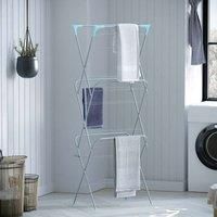 Home Vida 3 Tier Clothes Airer - Silver